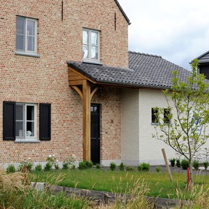 Nieuwbouwwoning in houtskelet